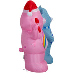 Load image into Gallery viewer, Gemmy Airblown Care Bears Cheer and Grumpy with Candy Cane Scene Christmas Inflatable, 4-Ft, LED Yard Decor
