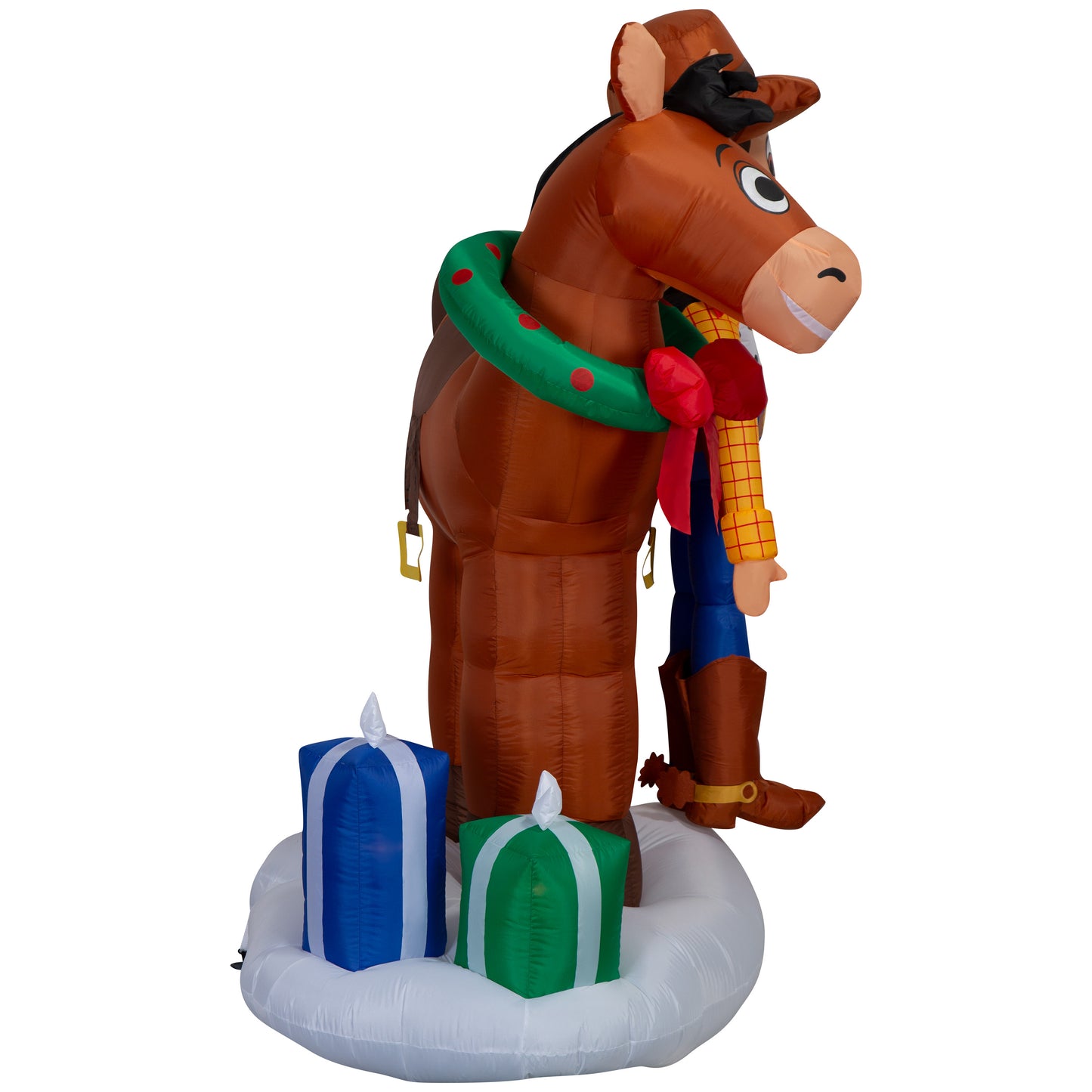 6-Ft Disney Woody and Bullseye with Presents Christmas Inflatable image 3