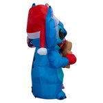 Load image into Gallery viewer, Gemmy Airblown Disney Stitch and Angel Gingerbread Scene Christmas Inflatable, 4-Ft, LED Yard Decor
