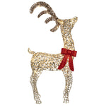 Load image into Gallery viewer, Gemmy Reindeer Christmas Decoration 3 Ft Pre-Lit LED Indoor/Outdoor Holiday Decor
