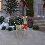Load image into Gallery viewer, Gemmy Reindeer Christmas Decoration 3 Ft Pre-Lit LED Indoor/Outdoor Holiday Decor

