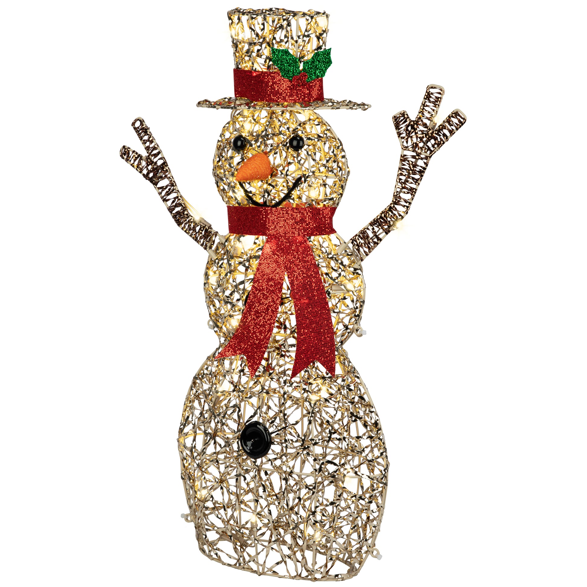 Snowman 30-Inch Pre-Lit LED Indoor/Outdoor Christmas Décor