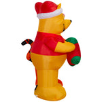Load image into Gallery viewer, Gemmy Airblown Disney Winnie the Pooh and Tigger Scene Christmas Inflatable, 4-Ft, LED Yard Decor
