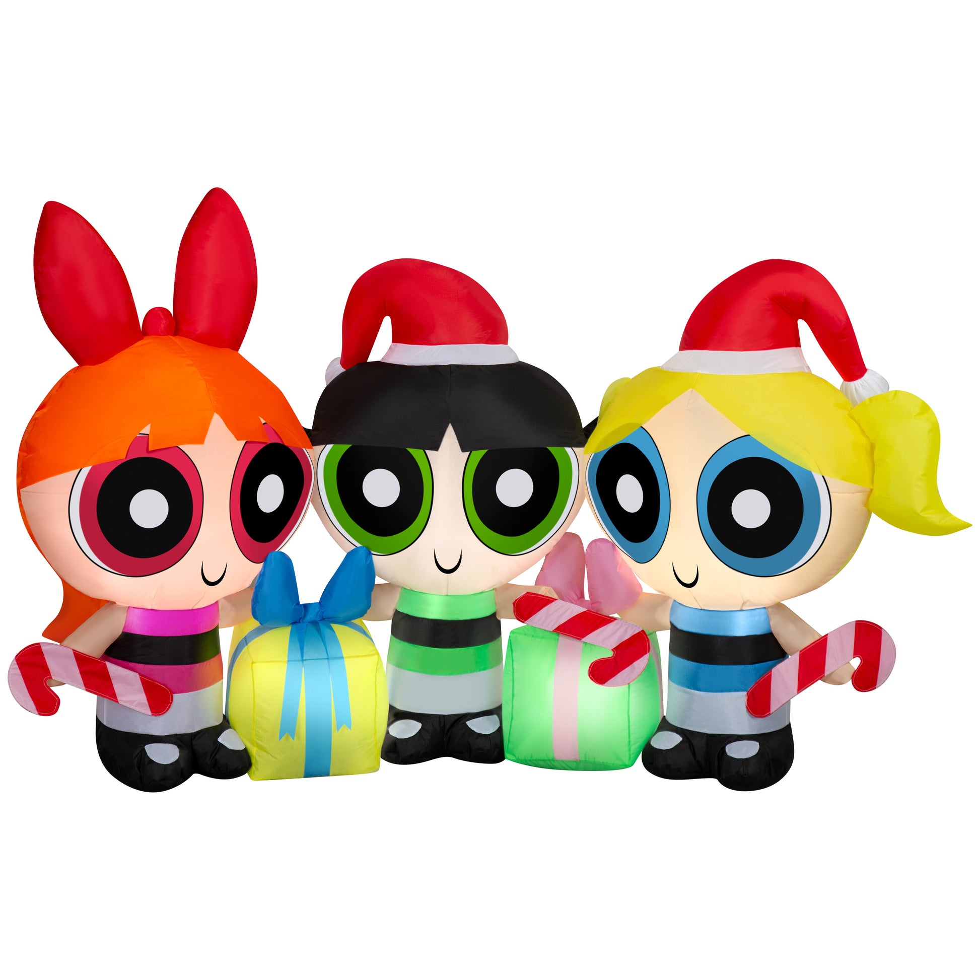 4-Ft Powerpuff Girls Scene Christmas Inflatable