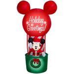 Load image into Gallery viewer, Gemmy Airblown Disney Mickey Hot Air Balloon Christmas Inflatable, 7-Ft, LED Yard Decor
