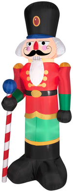Load image into Gallery viewer, 6.5&#39; Airblown Red Nutcracker Christmas Inflatable
