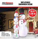Load image into Gallery viewer, 10&#39; Inflatable Snowmen Scene
