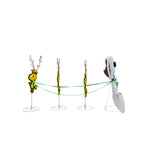 Load image into Gallery viewer, Peanuts 30in Peanuts 2D Sleigh with Snoopy and Woodstock, Red

