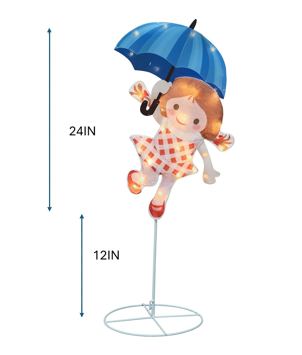 Rudolph 36in Rudolph 2D PreLit LED Misfit Doll, Red – Seasons Inflatables