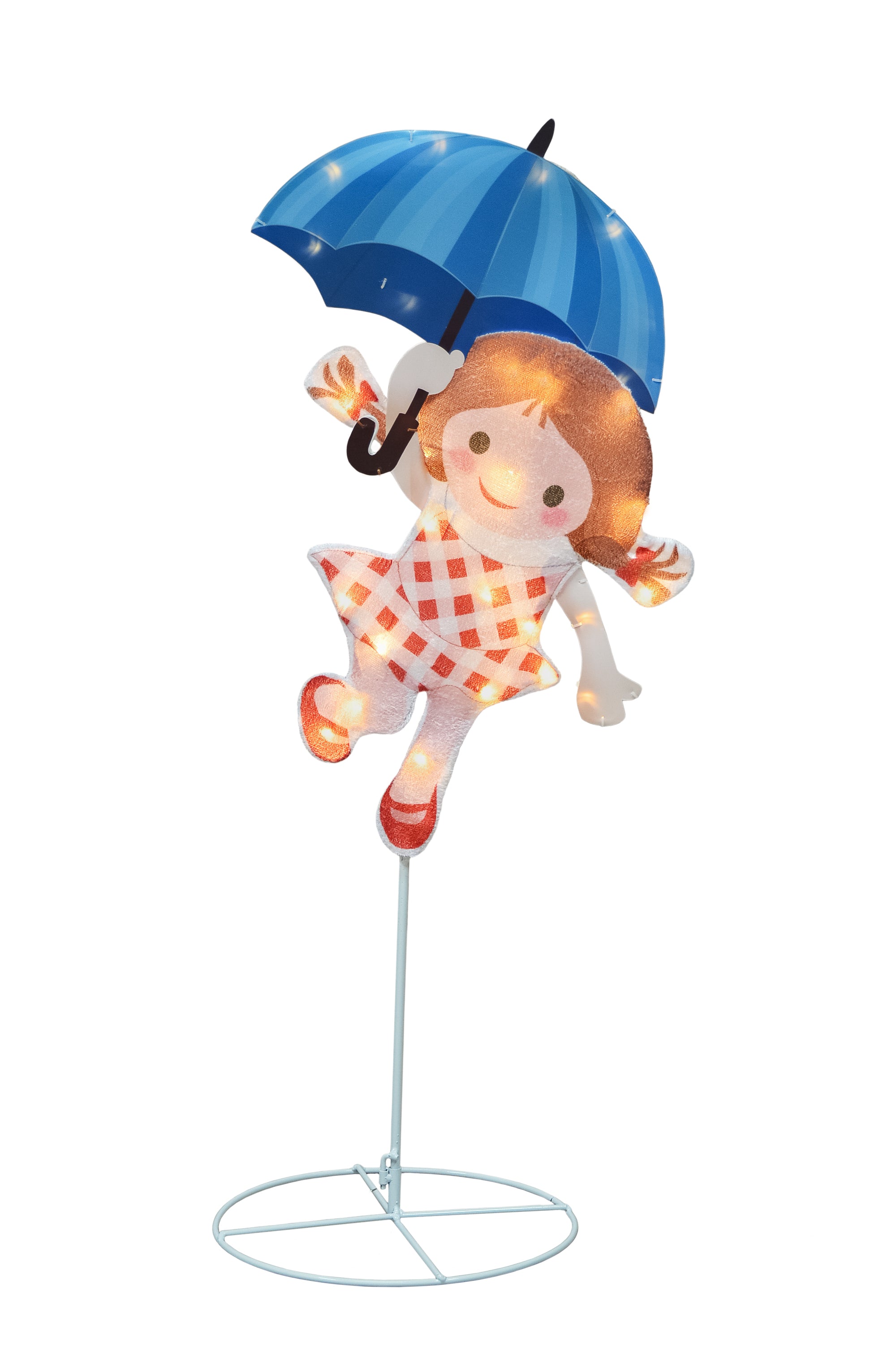 Rudolph  36in Rudolph 2D PreLit LED Misfit Doll, Red