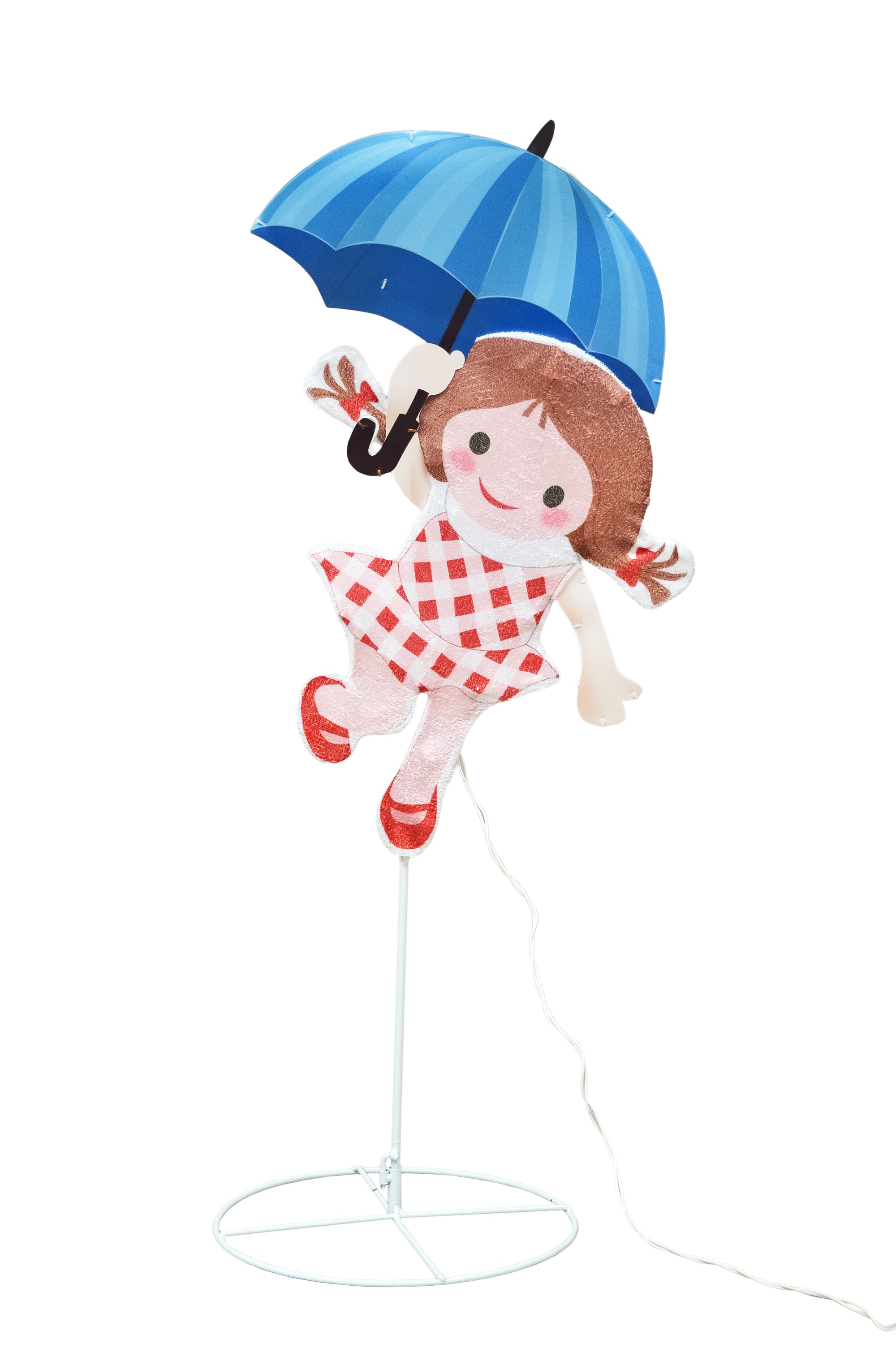 Rudolph  36in Rudolph 2D PreLit LED Misfit Doll, Red