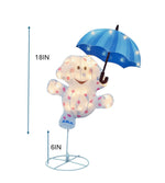 Load image into Gallery viewer, Rudolph  24in Rudolph 2D PreLit LED Misfit Elephant, Pink
