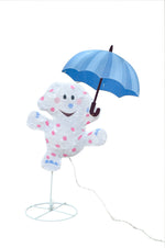 Load image into Gallery viewer, Rudolph  24in Rudolph 2D PreLit LED Misfit Elephant, Pink
