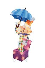 Load image into Gallery viewer, Rudolph  24in Rudolph 2D PreLit LED Misfit Charlie in the Box, Purple
