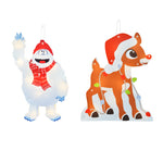 Load image into Gallery viewer, Rudolph  12in Rudolph Window Décor, White
