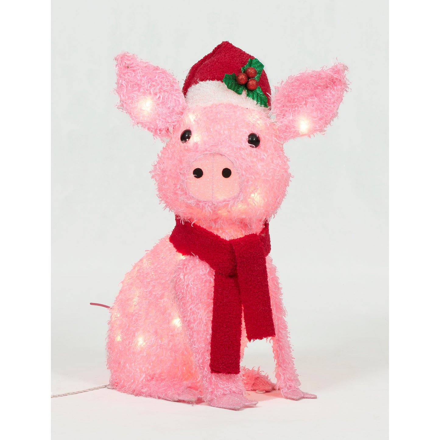 22-Inch Plush Pig Christmas Décor image 4