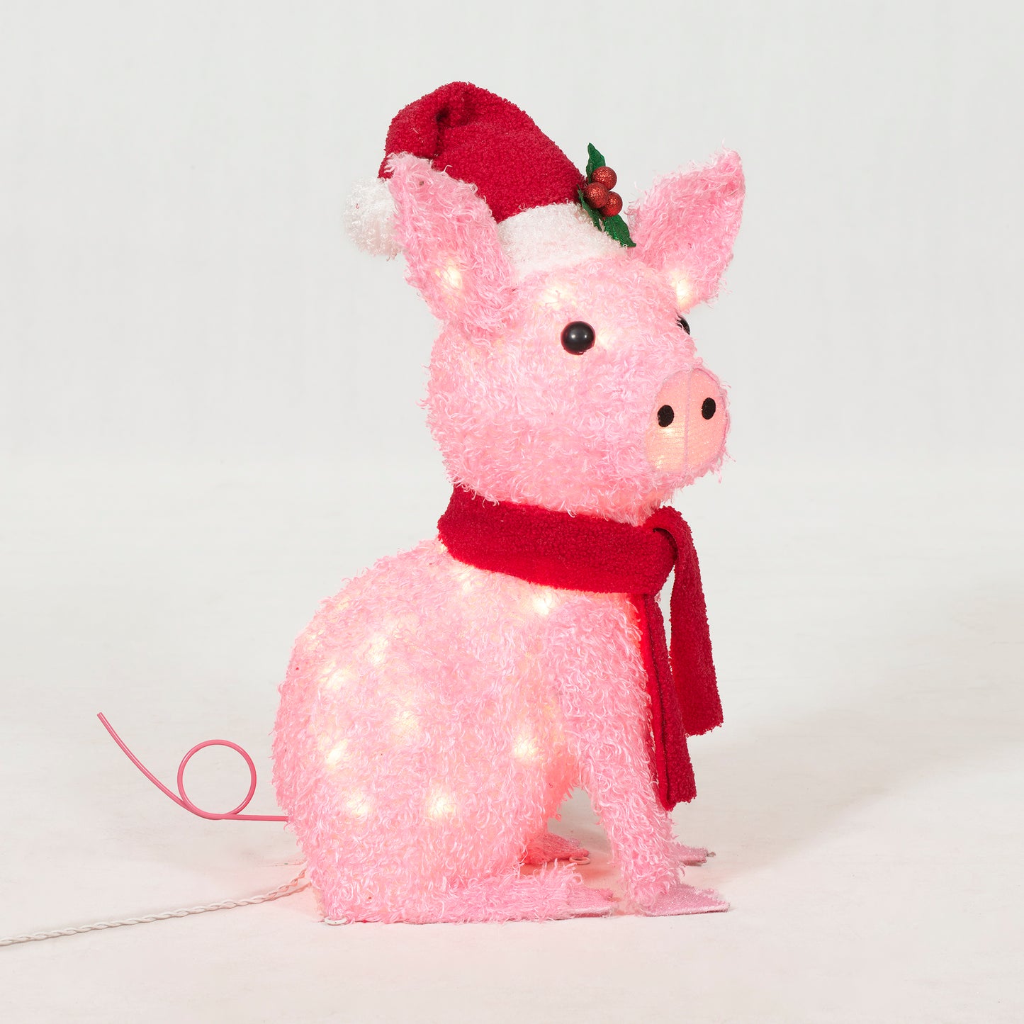 22-Inch Plush Pig Christmas Décor image 5