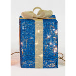 Load image into Gallery viewer, Everstar Set Of 3  Glittering Thread Gift Box Sculpture, Red
