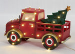 Load image into Gallery viewer, 27&quot; UL LED Truck With Christmas Tree Sculpture
