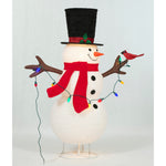 Load image into Gallery viewer, Everstar 48in  Pop Up Fluffy Snowman With String Lights Sculpture, White
