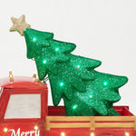 Load image into Gallery viewer, Everstar 28&quot; UL LED TRUCK WITH CHRISTMAS TREE SCULPTURE, Red

