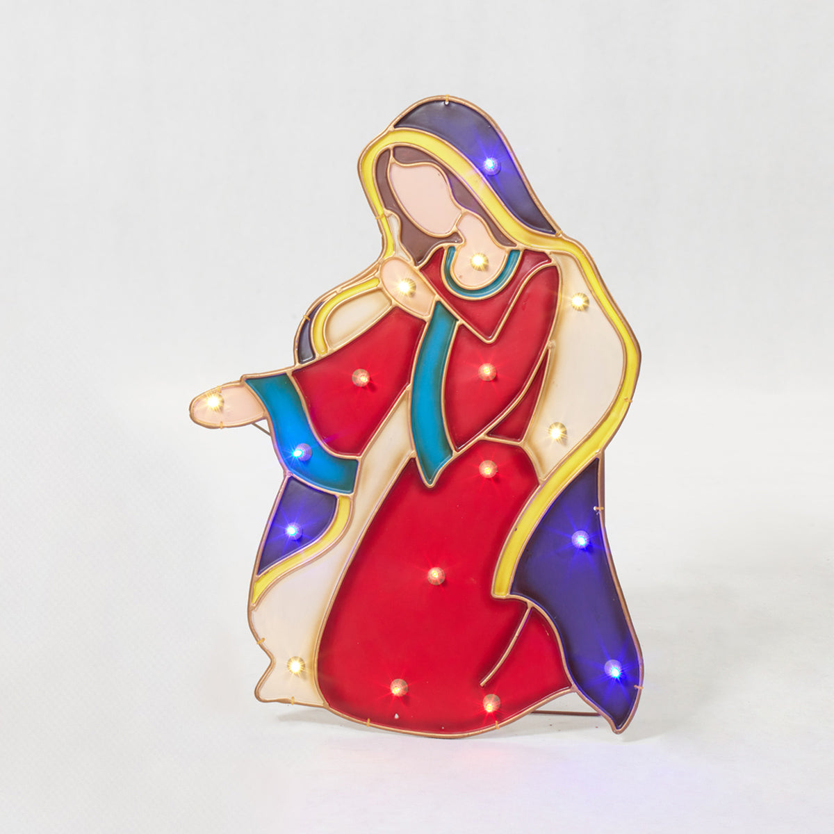 Everstar SET OF 3 LED NATIVITY SET SCULPTURE, Green