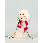 Load image into Gallery viewer, Everstar 20in  Plush Cat With Led String Lights Sculpture, White
