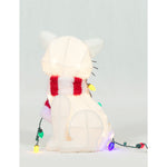 Load image into Gallery viewer, Everstar 20in  Plush Cat With Led String Lights Sculpture, White
