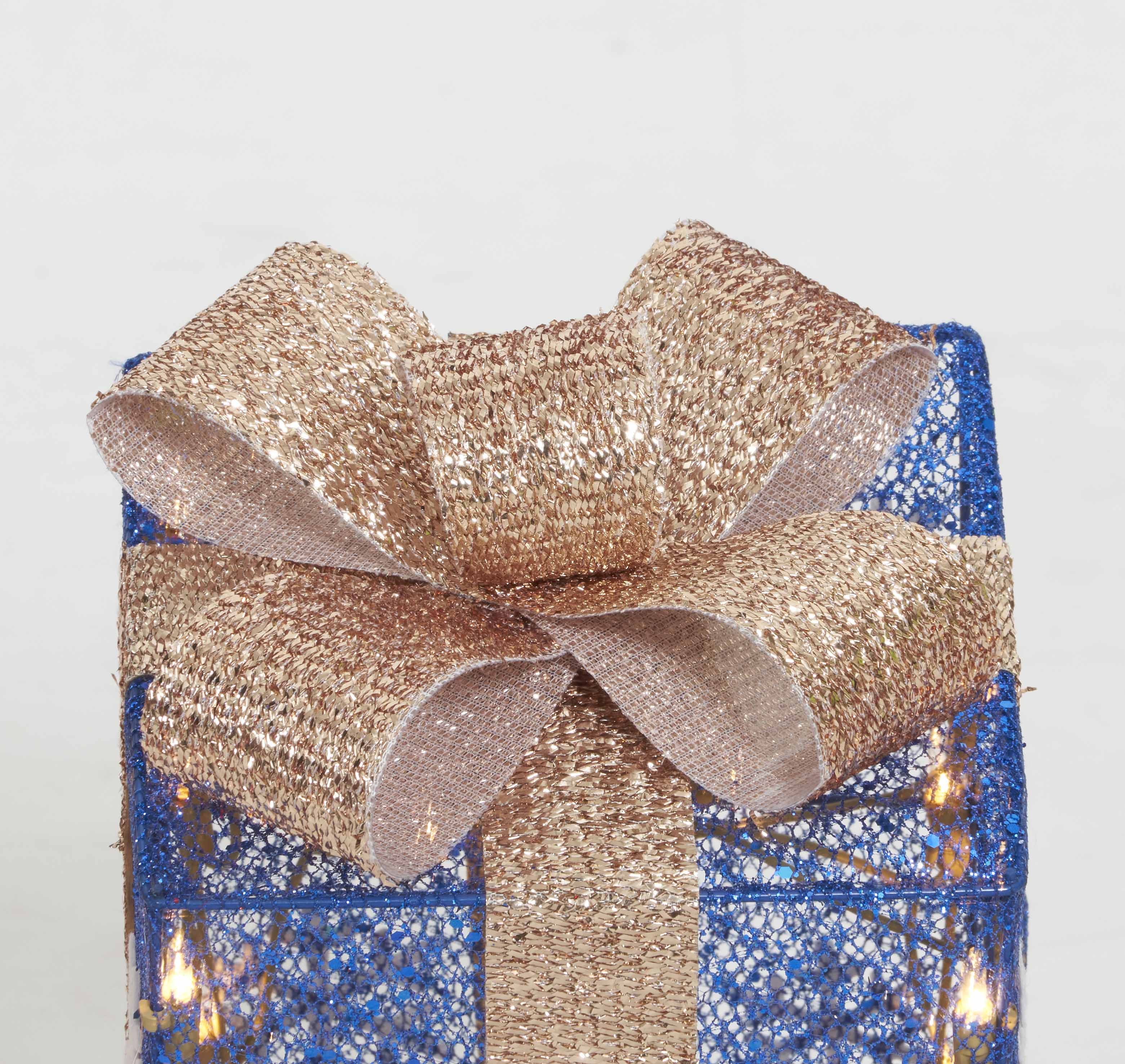Everstar SET OF 3 UL MULTI GIFT BOX SCULPTURE, Red