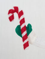 Load image into Gallery viewer, 60&quot; UL Pop-Up Snowman With Candy Cane Sculpture
