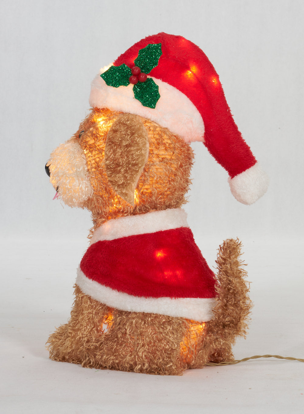 20-Inch Dog In Cloak Sculpture Christmas Décor image 3