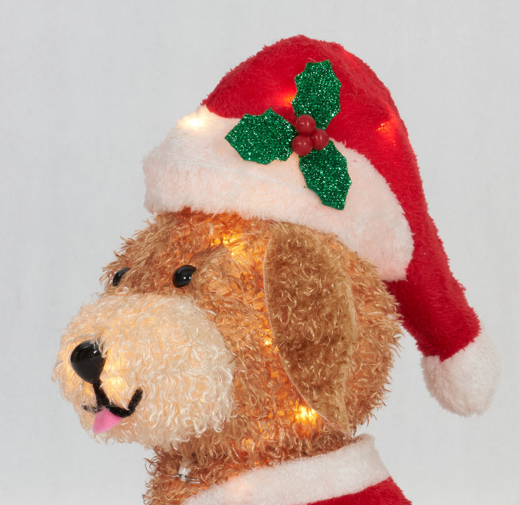 20-Inch Dog In Cloak Sculpture Christmas Décor image 5