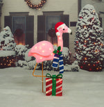 Load image into Gallery viewer, 32&quot; UL Plush Flamingo Sculpture
