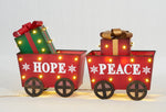 Load image into Gallery viewer, Set Of 3 UL LED Train Sculpture
