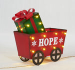 Load image into Gallery viewer, Set Of 3 UL LED Train Sculpture
