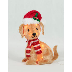 Everstar 19in  Plush Baby Labrador Sculpture, Brown