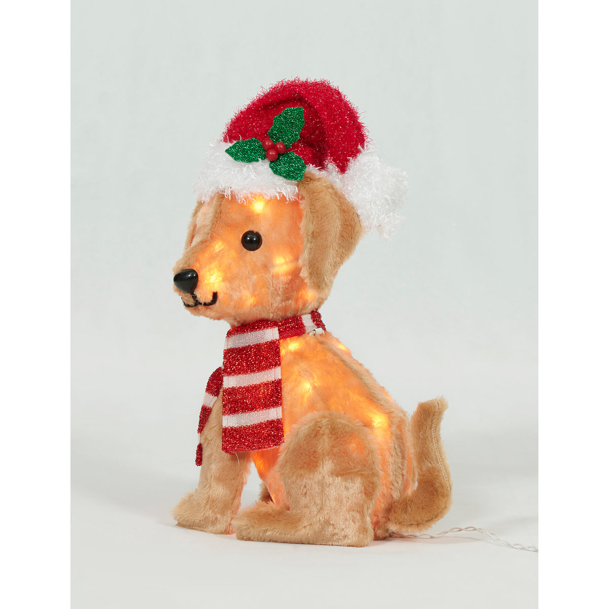 Everstar 19in Plush Baby Labrador Sculpture, Brown – Seasons Inflatables