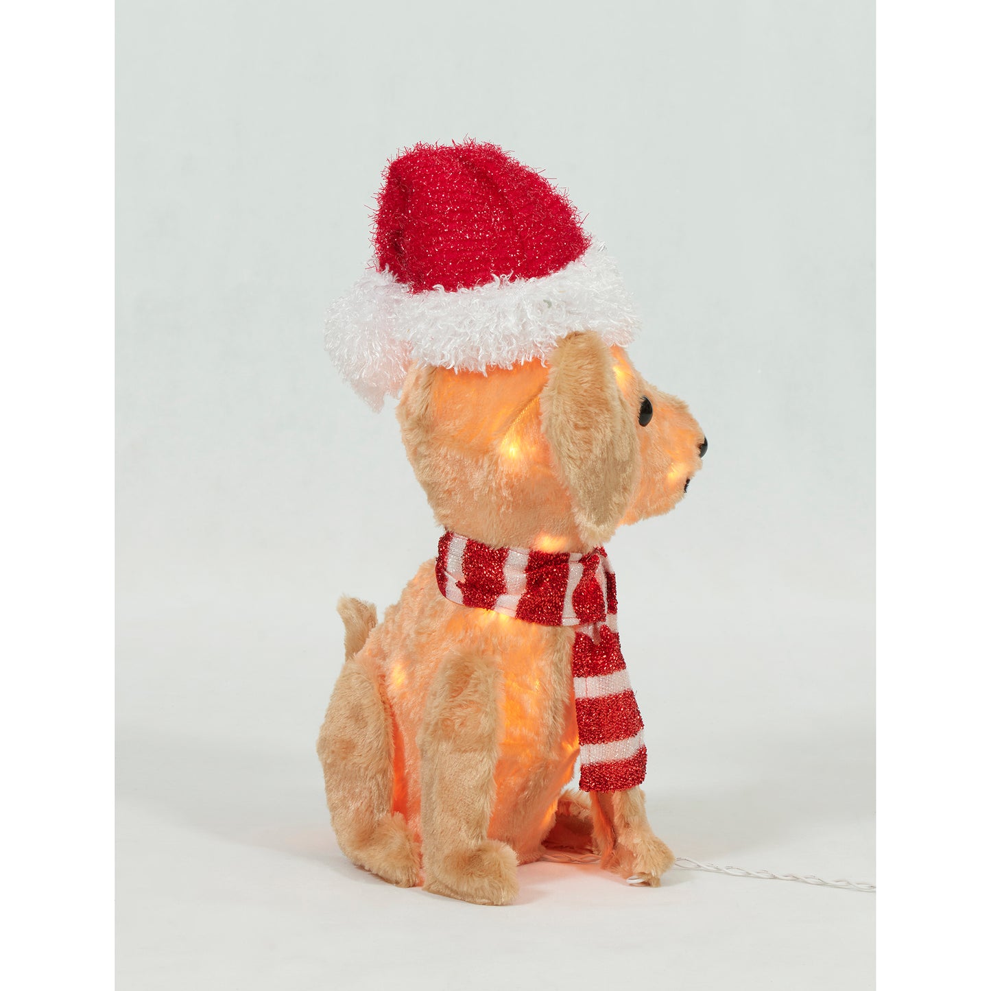 19-Inch Plush Baby Labrador Sculpture Christmas Décor image 4