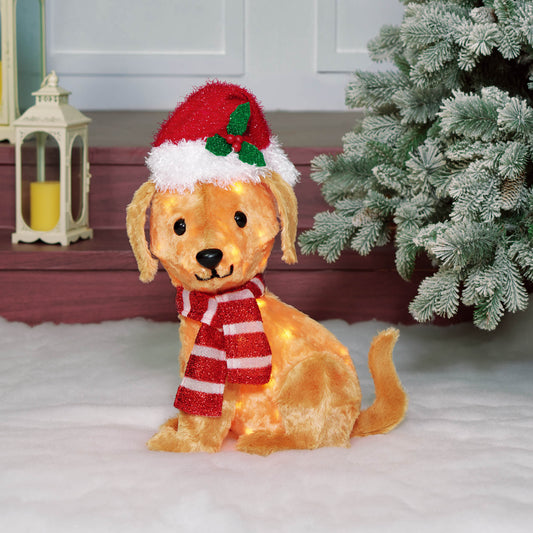 Everstar 19in  Plush Baby Labrador Sculpture, Brown