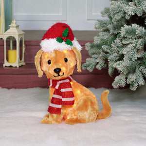Everstar 19in  Plush Baby Labrador Sculpture, Brown