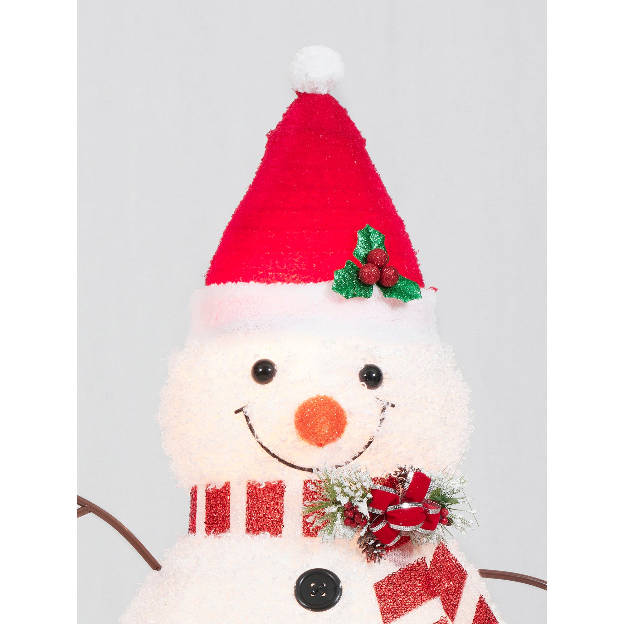 Everstar Set Of 2  Pop Up Snowmen Sculpture, White
