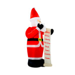 Load image into Gallery viewer, A Holiday Company 15 ft Lighted Santa with List Christmas Inflatable, Self-Inflating Outdoor Yard Decoration with Built-In Fan, Stakes and Tethers
