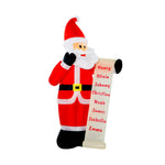 Load image into Gallery viewer, A Holiday Company 15 ft Lighted Santa with List Christmas Inflatable, Self-Inflating Outdoor Yard Decoration with Built-In Fan, Stakes and Tethers
