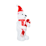 Load image into Gallery viewer, A Holiday Company 15 ft Lighted Polar Bear Christmas Inflatable with Programmed Lights, Self-Inflating Outdoor Yard Decoration with Fan, Stakes and Tethers
