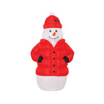 Load image into Gallery viewer, A Holiday Company 6 ft Lighted Snowman in Puffy Jacket Christmas Inflatable, Self-Inflating Indoor Outdoor Yard Decoration with Fan
