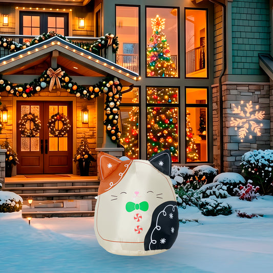 3.5-Ft Squishmallows Cam Christmas Inflatable lifestyle