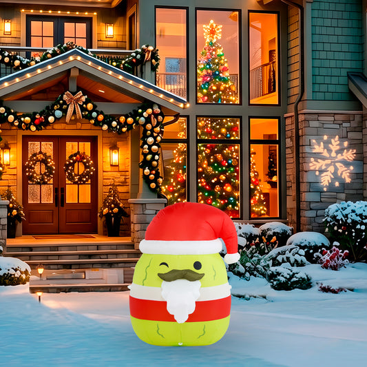 3.5-Ft Squishmallows Charles Christmas Inflatable lifestyle