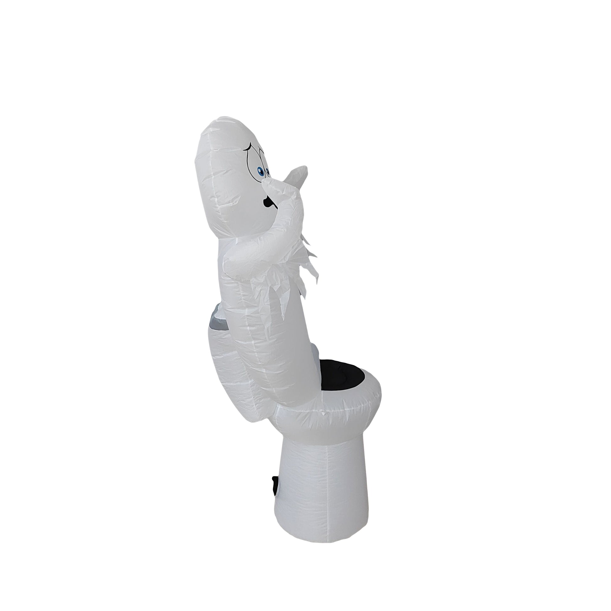 A Holiday Company 5ft Inflatable Glowing Toilet Monster Dumps, 5 ft Tall image 4