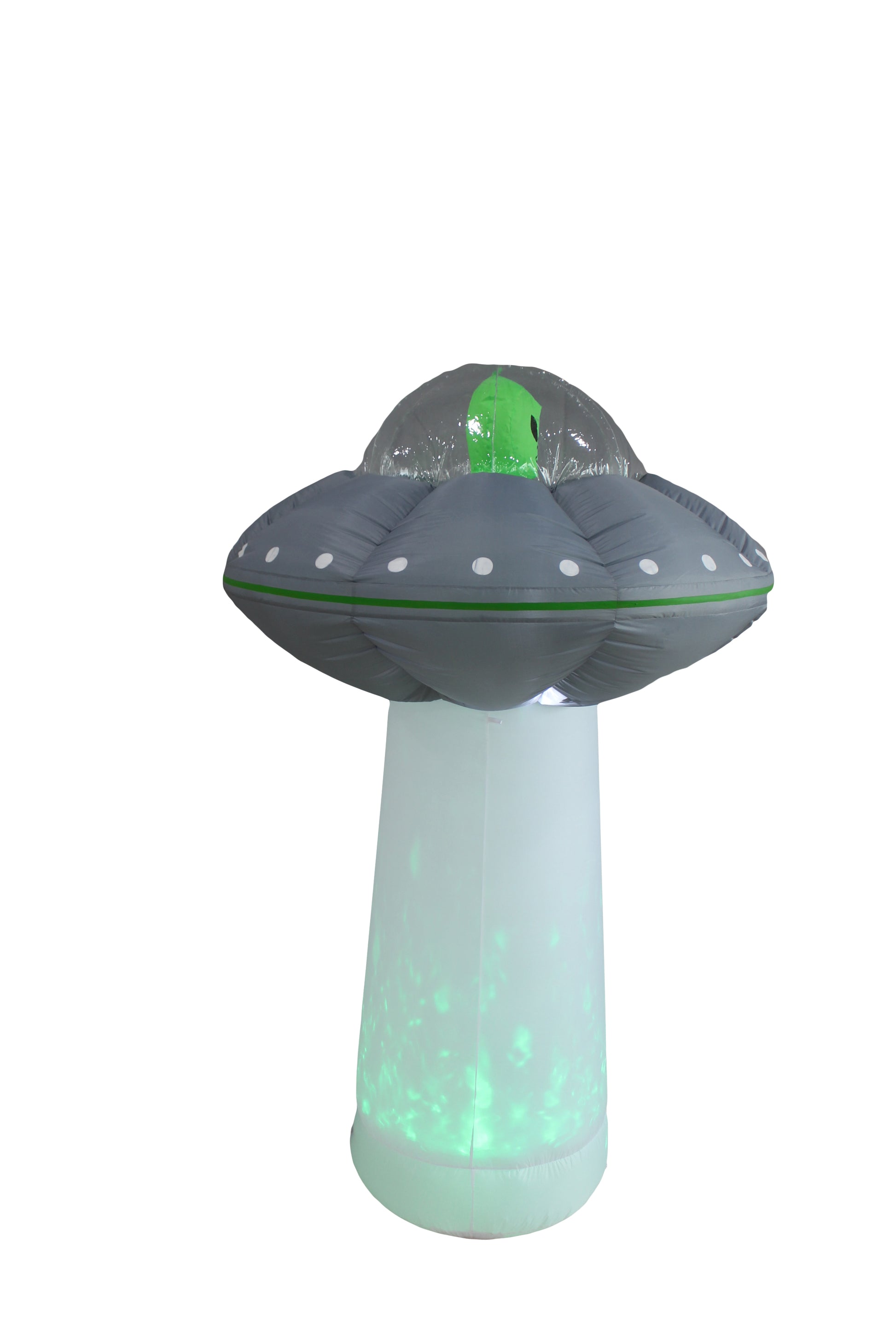 A Holiday Company 7ft Inflatable Alien UFO w/ Inferno Tractor Beam, 7 ft Tall image 6