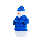 Load image into Gallery viewer, A Holiday Company 6 ft Lighted Snowman in Puffy Jacket Christmas Inflatable, Self-Inflating Indoor Outdoor Yard Decoration with Fan
